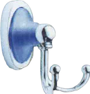 Gloria Siel Double Wall-Mounted Bathroom Hook Silver