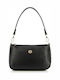 Leather Women's Shoulder Crossbody Bag Black
