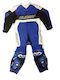 Suomy Pianello Kids Leather Riding Suit Blue White Black