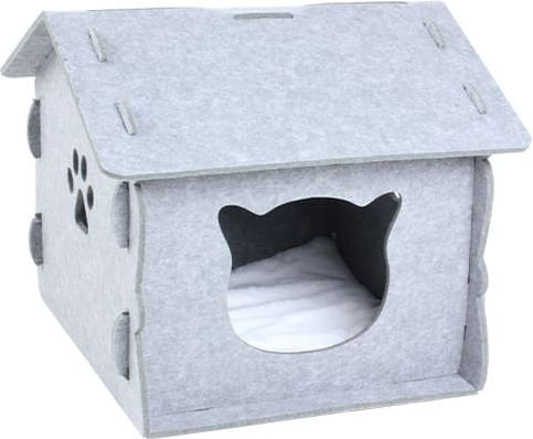 Pawise Häuser Katze Gray 48x46x41cm