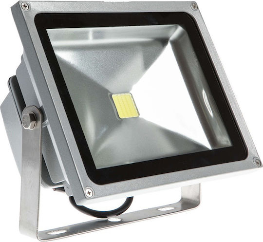 Στεγανός Προβολέας LED 50W Ψυχρό Λευκό 6000K IP65