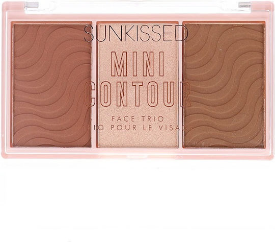 Sunkissed Mini Contour Face Trio Παλέτα 12.6gr