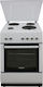 Carad Aragaz 64lt cu Plite Emailate L60cm. White