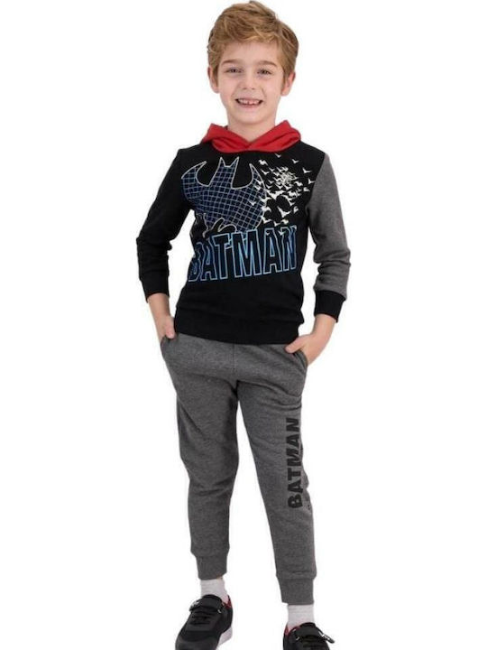 Kinder Sweatpants Set - Jogginganzug Schwarz 2Stück Batman