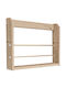 Rana Floor Wooden Bookcase Brown 53x35cm
