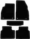 Autopataki Set of Front and Rear Mats 5pcs for Opel Insignia 2008-2017 Black