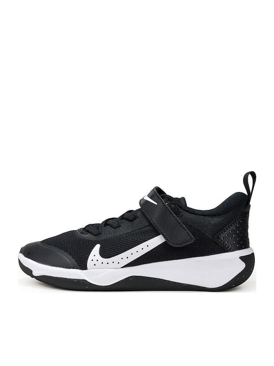 Omni Multi Court Αθλητικά Παιδικά Παπούτσια Running με Σκρατς Black / White