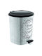 Happy House Home Waste Bin Plastic with Pedal White 11L