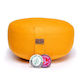Yogi & Yogini Yoga Pillow Cushion Golden Yellow Organic Cotton in Yellow Color