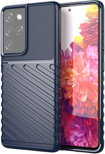Hurtel Thunder Back Cover Σιλικόνης Navy Μπλε (Galaxy S23 Ultra)