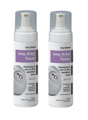 Frezyderm Intim Area Foam pH 4 Αφρός Καθαρισμού 2 x 150ml