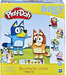 Hasbro Play-Doh Plastilină - Joc Bluey Make & Mash Costumes pentru 3+ Ani, 11buc F4374