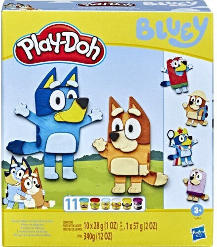 Hasbro Play-Doh Plasticine - Game Bluey Make & Mash Costumes for 3+ Years, 11pcs