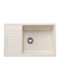 Blanco ZIA XL 6 S Compact 527214 Drop-In Sink Synthetic Granite W78xD50cm Soft White