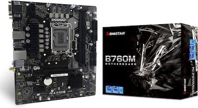 Biostar B760MX2-E D4 rev. 6.0 Mainboard Micro ATX mit Intel 1700 Sockel