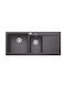 Blanco Naya 8 S 527315 527314 Drop-In Мивка Десен от Синтетичен Гранит Ш116xД50см Volcano Grey