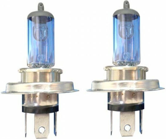 Lamps Car & Motorcycle H4 HNG Xenon 5500K Cold White 12V 55W 2pcs