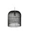 Ravenna Valley Pendant Light Single-Light Grid for Socket E27 Black