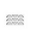 Silikomart No Coating Silicone Chocolates 9 Cups Baking Pan Rainbow 80 21x10x5cm