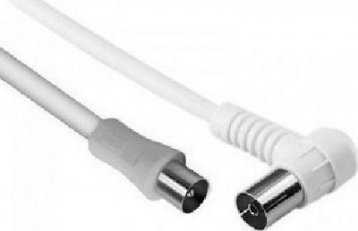 Καλώδιο Κεραίας Coax male - Coax female Λευκό 15m (B001-15)