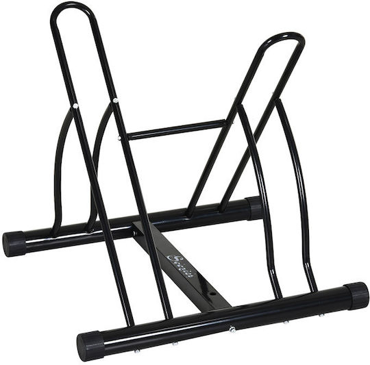 HomCom Metall Fahrradständer für 2 Fahrräder 60 x 54 x 57cm