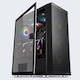 Armaggeddon Tessaraxx Apex 8 Air Gaming Full Tower Computer Case with Window Panel Black