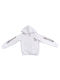 Joyce Girls Hooded Sweatshirt with Zipper White