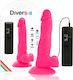 Diversia Ρεαλιστικός Δονητής Flexible Vibrating Dildo 18cm Pink