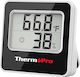 Thermo Pro Θερμόμετρo & Υγρασιόμετρo Επιτοίχιο / Επιτραπέζιο για Χρήση σε Εσωτερικό Χώρο LCD