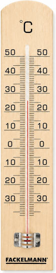 Fackelmann Wall Thermometer Wooden 18cm