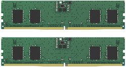 Kingston 16GB DDR5 RAM cu 2 module (2x8GB) și Viteză 5600 pentru Desktop