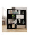 Bibliothek Schwarz 105x24x102cm