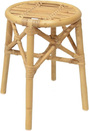 Градински Табурет Ратан Натурален 31x31x45см