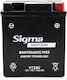 Sigma GEL Motorradbatterie YTZ8V mit Kapazität 7Ah
