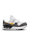 Air Max Systm Kinder Sneakers mit Klettverschluss White / Iron Grey / Laser Orange