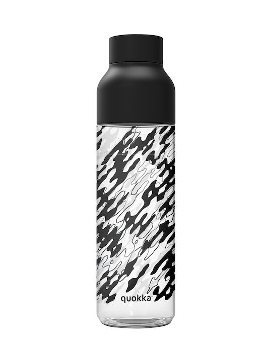 Quokka Tritan Ice 10STO Plastic Water Bottle 840ml Transparent Camo