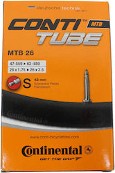 Continental Bicycle Tyre Inner Tube 26" MTB 26 F V 0181631