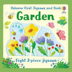 Garden, Usborne First Jigsaws und Buch