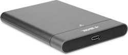iBox HD-06 Θήκη για Σκληρό Δίσκο 2.5" SATA III με σύνδεση Type-C σε Γκρι χρώμα
