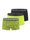Ανδρικά Μποξεράκια Black/Neon Lime 3Pack