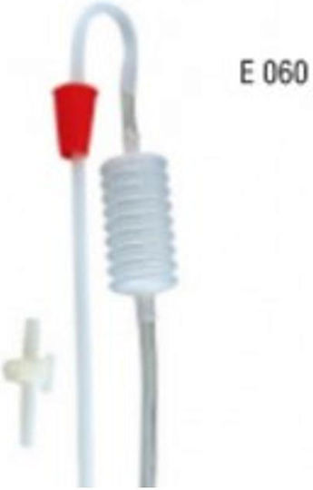06-Ζ01-0095 Tub de transfuzie cu perfuzie și seringă