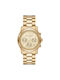 Michael Kors Uhr Chronograph mit Gold Metallarmband