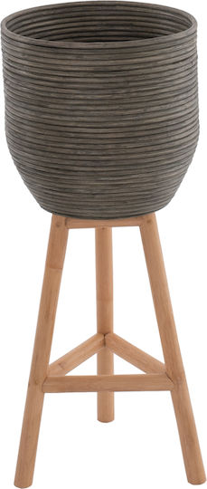 HomeMarkt Pot Bamboo Natural/Green 31x31x80cm.