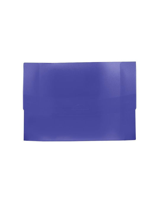 Next Πλαστική Τσάντα Σχεδίου με Κούμπωμα 34x3.3x24cm Μπλε 10τμχ