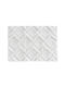 Douceur d'Intérieur Πατάκι Μπάνιου Βαμβακερό Jacquard Ikatis 1801625 Λευκό 50x80εκ.