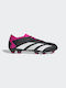 Adidas Predator Precision.3 FG Χαμηλά Ποδοσφαιρικά Παπούτσια με Τάπες Core Black / Cloud White / Team Shock Pink 2