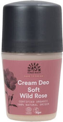 Urtekram Cream Soft Wild Rose Αποσμητικό σε Roll-On 50ml