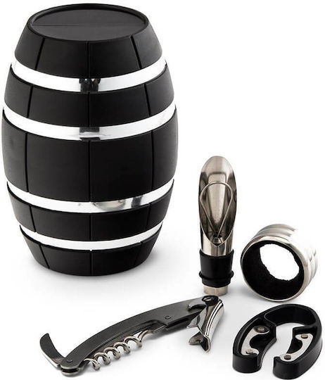 Giftland Barrel Shaped Wine Accessories Set 4pcs 50-35