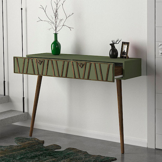 Forest Wooden Console Table Λαδί L120xW35xH89.3cm Forest Wooden Console Table Λαδί L120xW35xH89.3cm