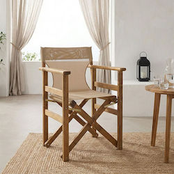 Director's Retto Walnut / Brown Open 61x51x86cm